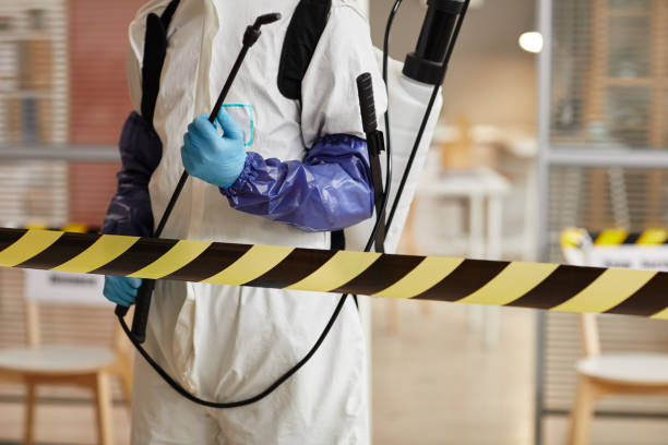 Professional Infectious Disease Decontamination technician working in Pinehurst, MA